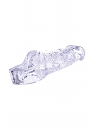 Прозрачная насадка-удлинитель Length Enhancer с подхватом - 16 см. - NMC - в Комсомольске-на-Амуре купить с доставкой