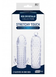 Набор из 2 прозрачных насадок на член Seductive Tickler Sleeves Set - NMC - в Комсомольске-на-Амуре купить с доставкой