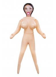 Телесная надувная секс-кукла с пышным бюстом - NMC - в Комсомольске-на-Амуре купить с доставкой