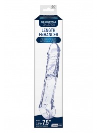 Прозрачная насадка-удлинитель Length Enhancer с подхватом - 22,3 см. - NMC - в Комсомольске-на-Амуре купить с доставкой