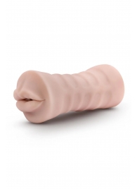 Телесный мастурбатор-ротик Nicole Vibrating Masturbator - Blush Novelties - в Комсомольске-на-Амуре купить с доставкой