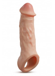 Телесная насадка-удлинитель Intrepid 9.25 Inch Realistic Penis Extender Sleeve - 23,5 см. - Blush Novelties - в Комсомольске-на-Амуре купить с доставкой