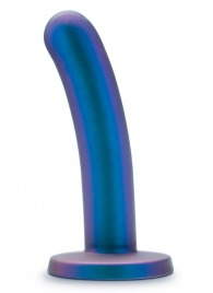 Синяя насадка с гладкой поверхностью Surrender 5.75 Inch Intermediate Pegging Dildo - 14,6 см. - Blush Novelties - купить с доставкой в Комсомольске-на-Амуре