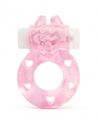 Розовое эрекционное виброкольцо в форме зайчика - 1137 - в Комсомольске-на-Амуре купить с доставкой
