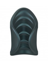 Серый сквозной мастурбатор с вибрацией Manwan Starter - Manwan - в Комсомольске-на-Амуре купить с доставкой