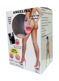 Надувная секс-кукла Angelina 3D - Boys of Toys - в Комсомольске-на-Амуре купить с доставкой