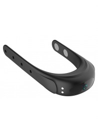 Черное эрекционное виброкольцо на ремешках - Boys of Toys - в Комсомольске-на-Амуре купить с доставкой