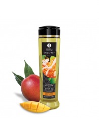 Массажное масло для тела Luscious Mango с ароматом манго - 240 мл. - Shunga - купить с доставкой в Комсомольске-на-Амуре