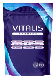 Презервативы с утолщенной стенкой VITALIS Premium Strong - 15 шт. - Vitalis - купить с доставкой в Комсомольске-на-Амуре