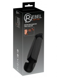 Черный вибромастурбатор с трехточечной стимуляцией Penis Trainer with 3 Point Stimulation - Orion - в Комсомольске-на-Амуре купить с доставкой