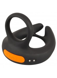 Черный вибростимулятор мошонки RC Scrotum Stimulator with Vibration - Orion - в Комсомольске-на-Амуре купить с доставкой