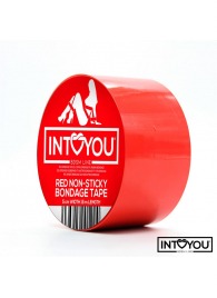 Красный скотч для фиксации Non-Sticky Bondage Tape - 15 м. - Intoyou - купить с доставкой в Комсомольске-на-Амуре