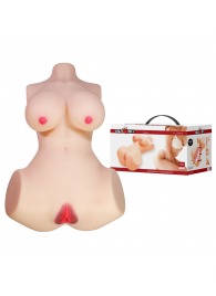 Мастурбатор-торс Aveline с 2 любовными тоннелями - Baile - в Комсомольске-на-Амуре купить с доставкой