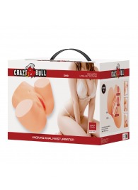 Телесный мастурбатор Liora с 2 любовными тоннелями - Baile - в Комсомольске-на-Амуре купить с доставкой