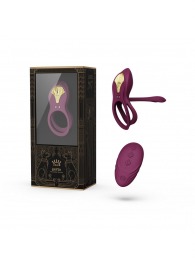 Фиолетовое эрекционное виброкольцо Bayek с пультом ДУ - Zalo - в Комсомольске-на-Амуре купить с доставкой