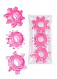 Комплект из трех розовых эрекционных колец - Erowoman-Eroman - в Комсомольске-на-Амуре купить с доставкой