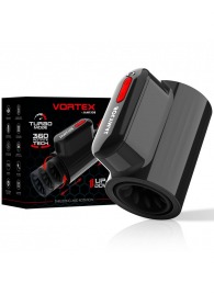 Черный автоматический мастурбатор с режимами поступательных движений и ротации - JAMYJOB - в Комсомольске-на-Амуре купить с доставкой