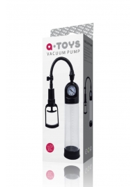 Чёрная вакуумная помпа A-toys с манометром и прозрачной колбой - A-toys - в Комсомольске-на-Амуре купить с доставкой