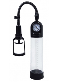 Чёрная вакуумная помпа A-toys с манометром и прозрачной колбой - A-toys - в Комсомольске-на-Амуре купить с доставкой