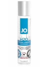 Возбуждающий лубрикант на водной основе JO Personal Lubricant H2O Warming - 30 мл. - System JO - купить с доставкой в Комсомольске-на-Амуре