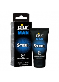 Эрекционный гель для пениса pjur MAN Steel Gel - 50 мл. - Pjur - купить с доставкой в Комсомольске-на-Амуре