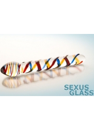 Стеклянный фаллос с гладкой головкой - 25 см. - Sexus купить с доставкой в интернет-магазине Orgasmix в Комсомольске-на-Амуре Стеклянный фаллос с гладкой головкой - 25 см. - Sexus