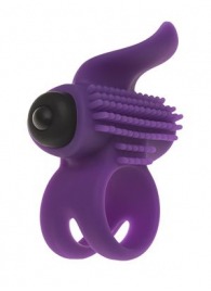 Эрекционное кольцо с подхватом мошонки и стимуляцией клитора Bullet Lastic Ring - Adrien Lastic - в Комсомольске-на-Амуре купить с доставкой