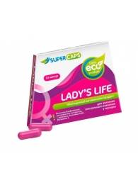 Возбуждающие капсулы Ladys Life - 14 капсул (0,35 гр.) - SuperCaps - купить с доставкой в Комсомольске-на-Амуре