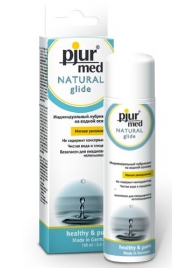 Нейтральный лубрикант на водной основе pjur MED Natural glide - 100 мл. - Pjur - купить с доставкой в Комсомольске-на-Амуре