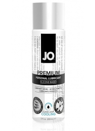 Охлаждающий лубрикант на силиконовой основе JO Personal Premium Lubricant Cooling - 60 мл. - System JO - купить с доставкой в Комсомольске-на-Амуре