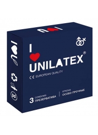 Ультрапрочные презервативы Unilatex Extra Strong - 3 шт. - Unilatex - купить с доставкой в Комсомольске-на-Амуре