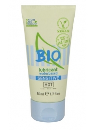 Органический лубрикант для чувствительной кожи Bio Sensitive - 50 мл. - HOT - купить с доставкой в Комсомольске-на-Амуре