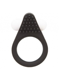 Чёрное эрекционное кольцо LIT-UP SILICONE STIMU RING 1 BLACK - Dream Toys - в Комсомольске-на-Амуре купить с доставкой