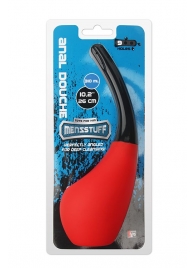 Анальный душ MENZSTUFF 310ML ANAL DOUCHE RED/BLACK - Dream Toys - купить с доставкой в Комсомольске-на-Амуре