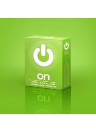 Цветные ароматизированные презервативы ON) Fruit   Color - 3 шт. - ON) - купить с доставкой в Комсомольске-на-Амуре