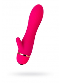 Розовый вибромассажёр с небольшим клиторальным отростком - 15 см. - A-toys купить в Комсомольске-на-Амуре с доставкой в Orgasmix.ru Розовый вибромассажёр с небольшим клиторальным отростком - 15 см. - A-toys