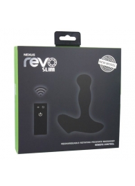 Чёрный перезаряжаемый массажёр предстательной железы NEXUS Revo Slim - Nexus Range - в Комсомольске-на-Амуре купить с доставкой Чёрный перезаряжаемый массажёр предстательной железы NEXUS Revo Slim - Nexus Range - в Комсомольске-на-Амуре купить с доставкой