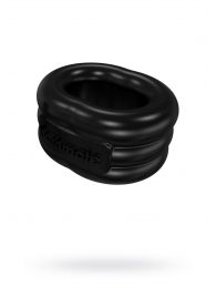 Чёрное эрекционное виброкольцо Stretch - Bathmate - в Комсомольске-на-Амуре купить с доставкой