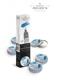 Набор из 5 свечей Petits Joujoux London с ароматом ревеня, амбры и чёрной смородины - MyStim - купить с доставкой в Комсомольске-на-Амуре