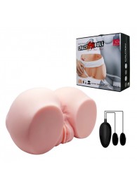 Телесный мастурбатор с двумя любовными тоннелями и вибрацией - Baile - в Комсомольске-на-Амуре купить с доставкой