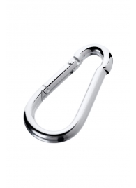 Серебристый карабин TOYFA Metal - ToyFa - купить с доставкой в Комсомольске-на-Амуре