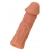 Телесная реалистичная насадка KOKOS Extreme Sleeve 05 с дополнительной стимуляцией - 12,7 см. - KOKOS - в Комсомольске-на-Амуре купить с доставкой
