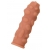 Телесная реалистичная насадка KOKOS Extreme Sleeve 11 с дополнительной стимуляцией - 12,7 см. - KOKOS - в Комсомольске-на-Амуре купить с доставкой