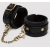 Черные оковы на ноги Bound to You Faux Leather Ankle Cuffs - Fifty Shades of Grey - купить с доставкой в Комсомольске-на-Амуре