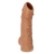 Телесная насадка с пупырышками и открытой головкой Nude Sleeve S - 10 см. - KOKOS - в Комсомольске-на-Амуре купить с доставкой