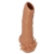 Телесная насадка с усиками и открытой головкой Nude Sleeve S - 10 см. - KOKOS - в Комсомольске-на-Амуре купить с доставкой