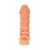 Телесная закрытая насадка с пупырышками Cock Sleeve Size M - 15,6 см. - KOKOS - в Комсомольске-на-Амуре купить с доставкой