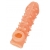 Телесная закрытая насадка с пупырышками Cock Sleeve Size L - 17,6 см. - KOKOS - в Комсомольске-на-Амуре купить с доставкой