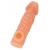Телесная закрытая насадка с шершавой головкой Cock Sleeve Size M - 15,6 см. - KOKOS - в Комсомольске-на-Амуре купить с доставкой