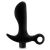 Черный анальный вибратор Silicone Vibrating Prostate Massager 01 - 10,8 см. - Blush Novelties - в Комсомольске-на-Амуре купить с доставкой